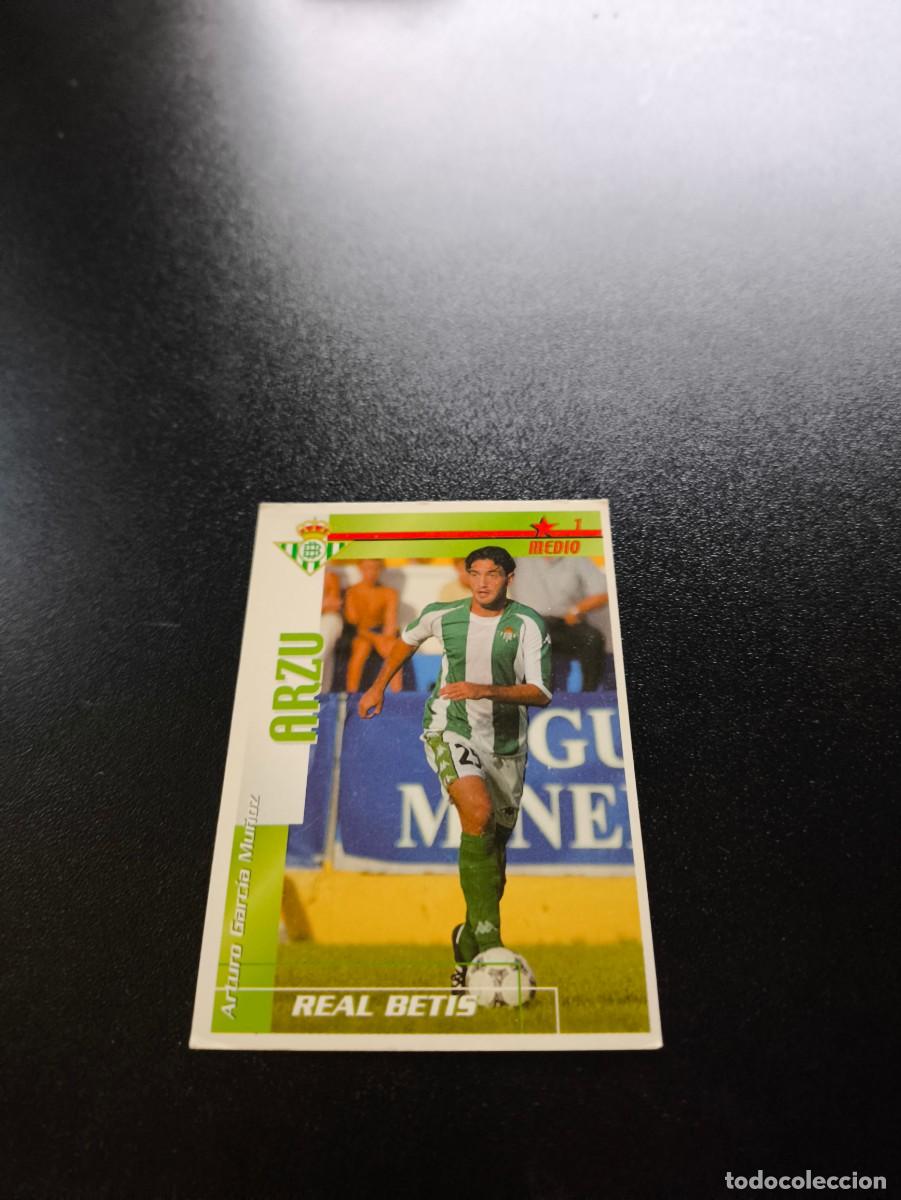 Cromos de f&uacute;tbol: Arzu REAL BETIS FUTBOL MATCH TOTAL LIGA 2002 2003 02 03 NO PANINI ESTE ADRENALYN