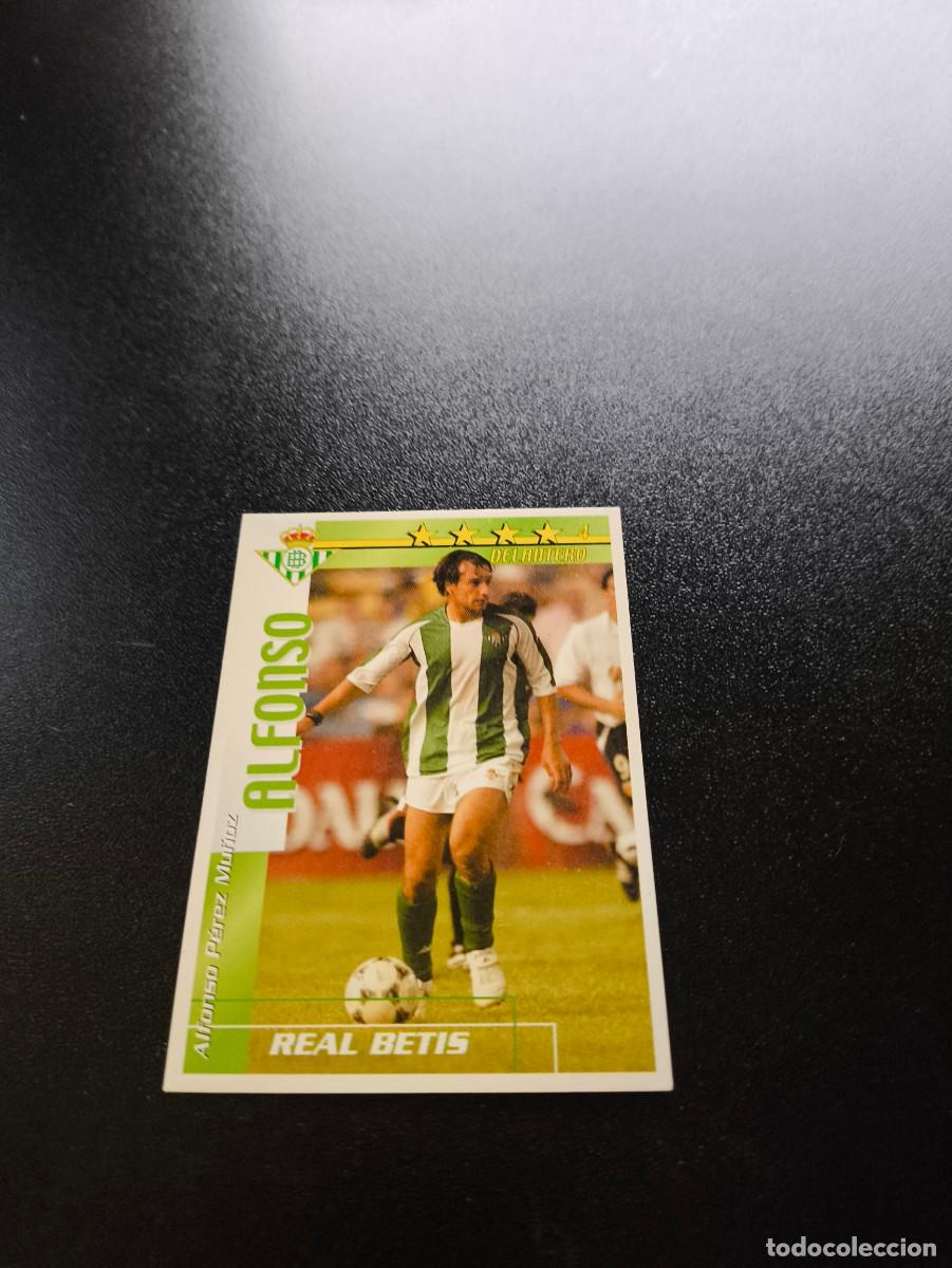 Cromos de f&uacute;tbol: Alfonso REAL BETIS FUTBOL MATCH TOTAL LIGA 2002 2003 02 03 NO PANINI ESTE ADRENALYN