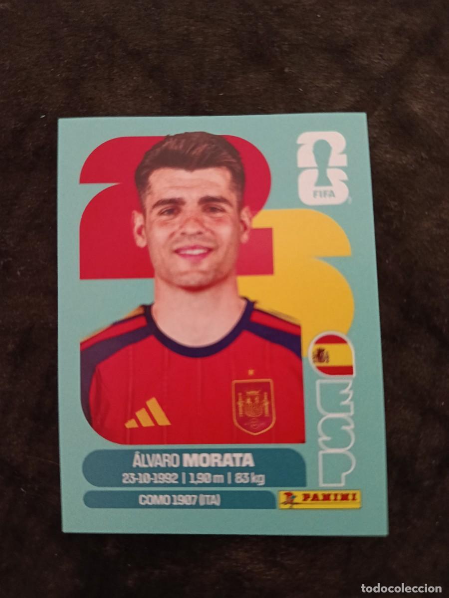 Cromos de f&uacute;tbol: FIFA WORLD CUP MUNDIAL 2026 PANINI. #ESP 19. &Aacute;LVARO MORATA. ESPA&Ntilde;A