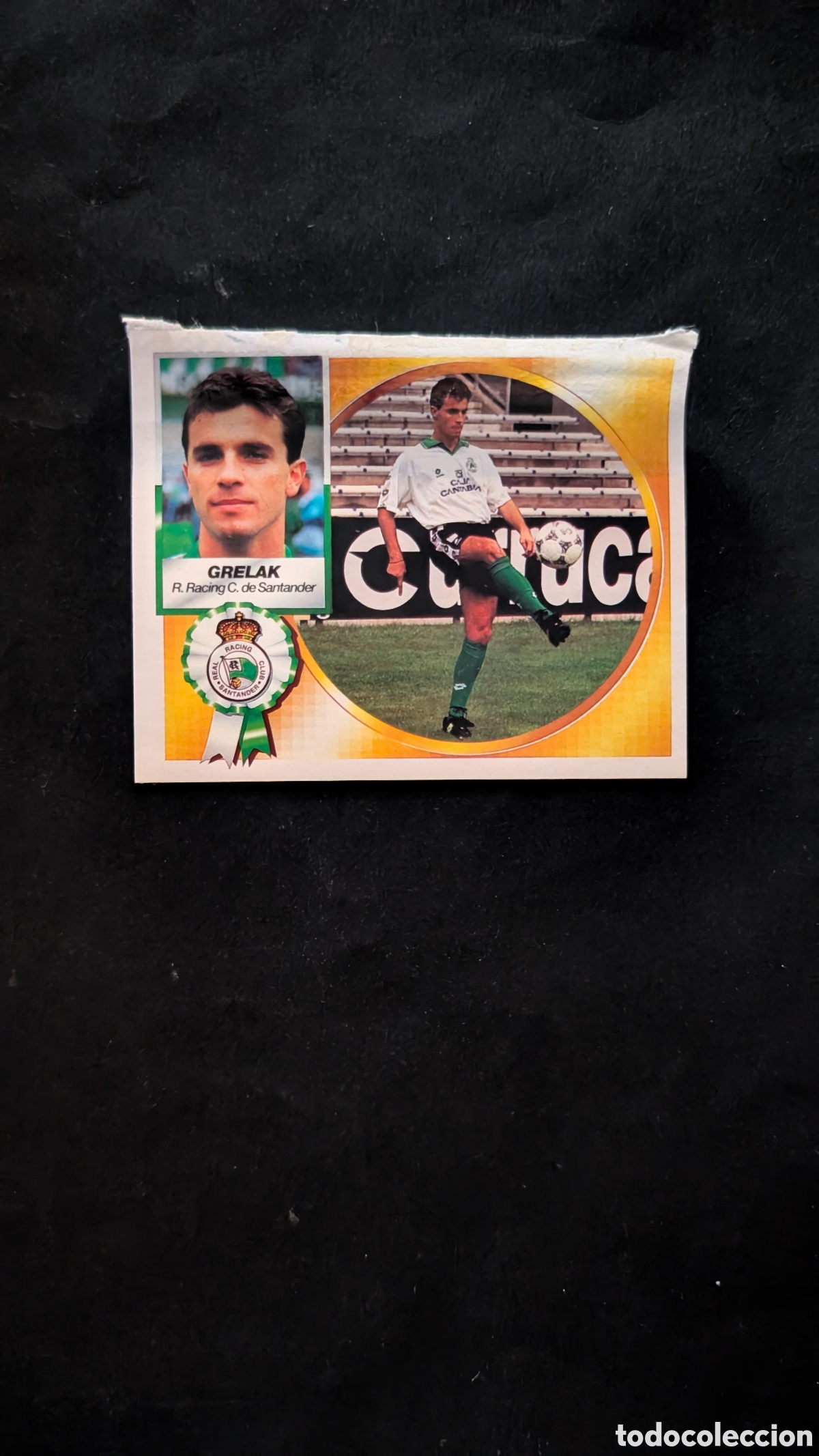 Cromos de f&uacute;tbol: GRELAK RACING SANTANDER FICHAJE 23 BAJA LIGA ESTE 1994/94 94 95 VENTANILLA