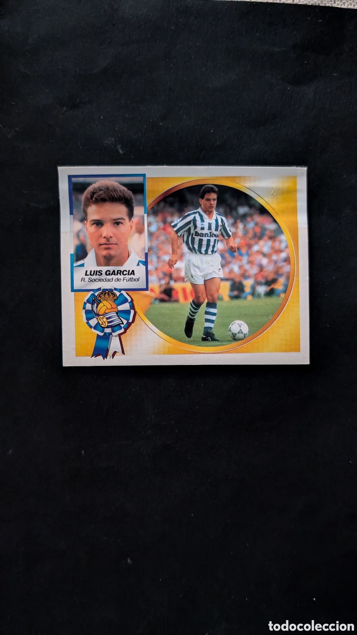 Cromos de f&uacute;tbol: LUIS GARCIA REAL SOCIEDAD FICHAJE 25 VERSION LIGA ESTE 1994/94 94 95 VENTANILLA