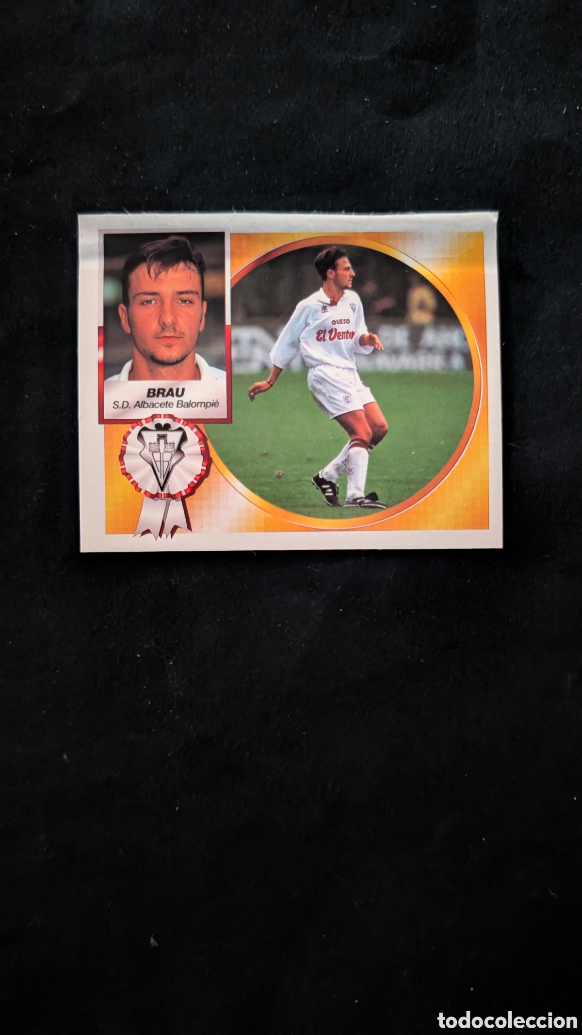 Cromos de f&uacute;tbol: BRAU ALBACETE COLOCA LIGA ESTE 1994/94 94 95 VENTANILLA