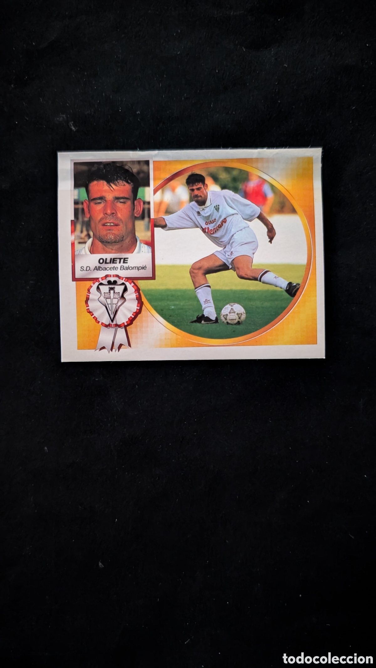 Cromos de f&uacute;tbol: OLIETE ALBACETE COLOCA LIGA ESTE 1994/94 94 95 VENTANILLA