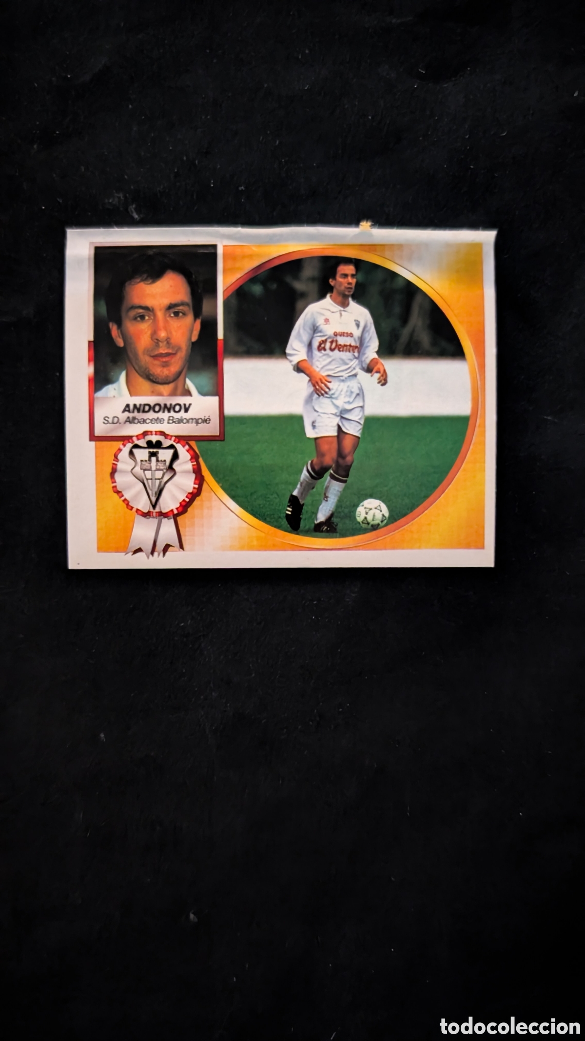 Cromos de f&uacute;tbol: ANDONOV ALBACETE COLOCA LIGA ESTE 1994/94 94 95 VENTANILLA