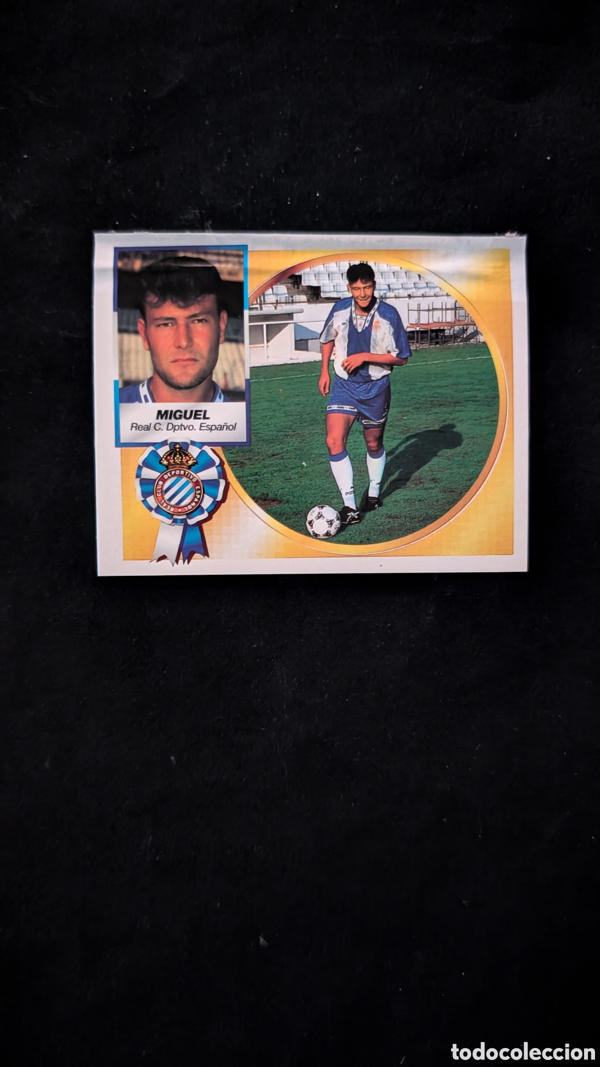 Cromos de f&uacute;tbol: MIGUEL ESPA&Ntilde;OL COLOCA LIGA ESTE 1994/94 94 95 VENTANILLA
