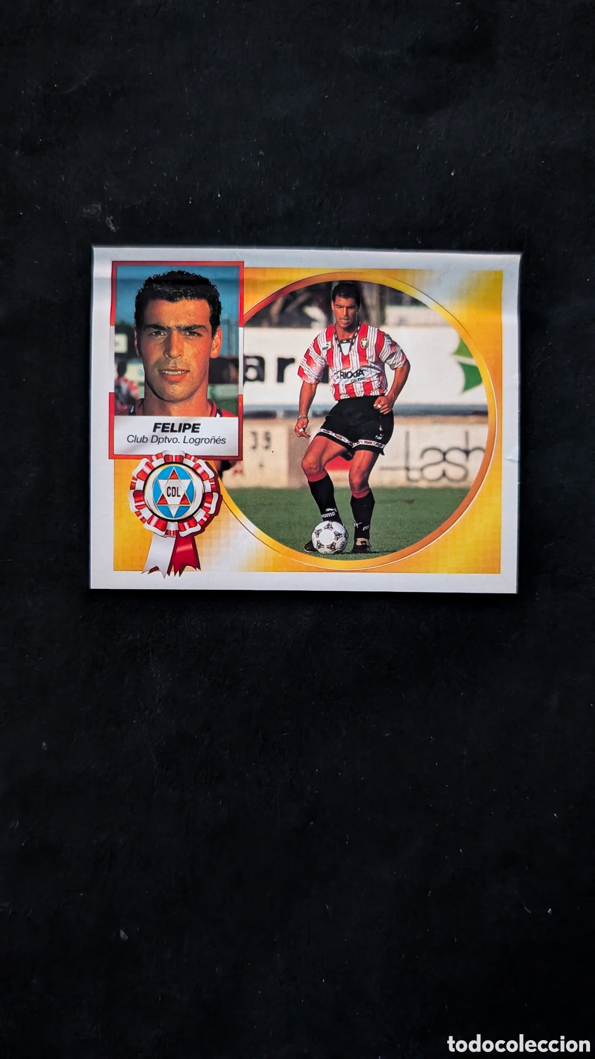 Cromos de f&uacute;tbol: FELIPE LOGRO&Ntilde;ES COLOCA LIGA ESTE 1994/94 94 95 VENTANILLA