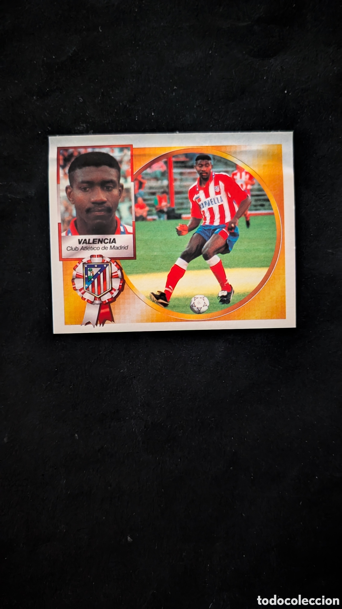 Cromos de f&uacute;tbol: TREN VALENCIA ATLETICO MADRID COLOCA LIGA ESTE 1994/94 94 95 VENTANILLA