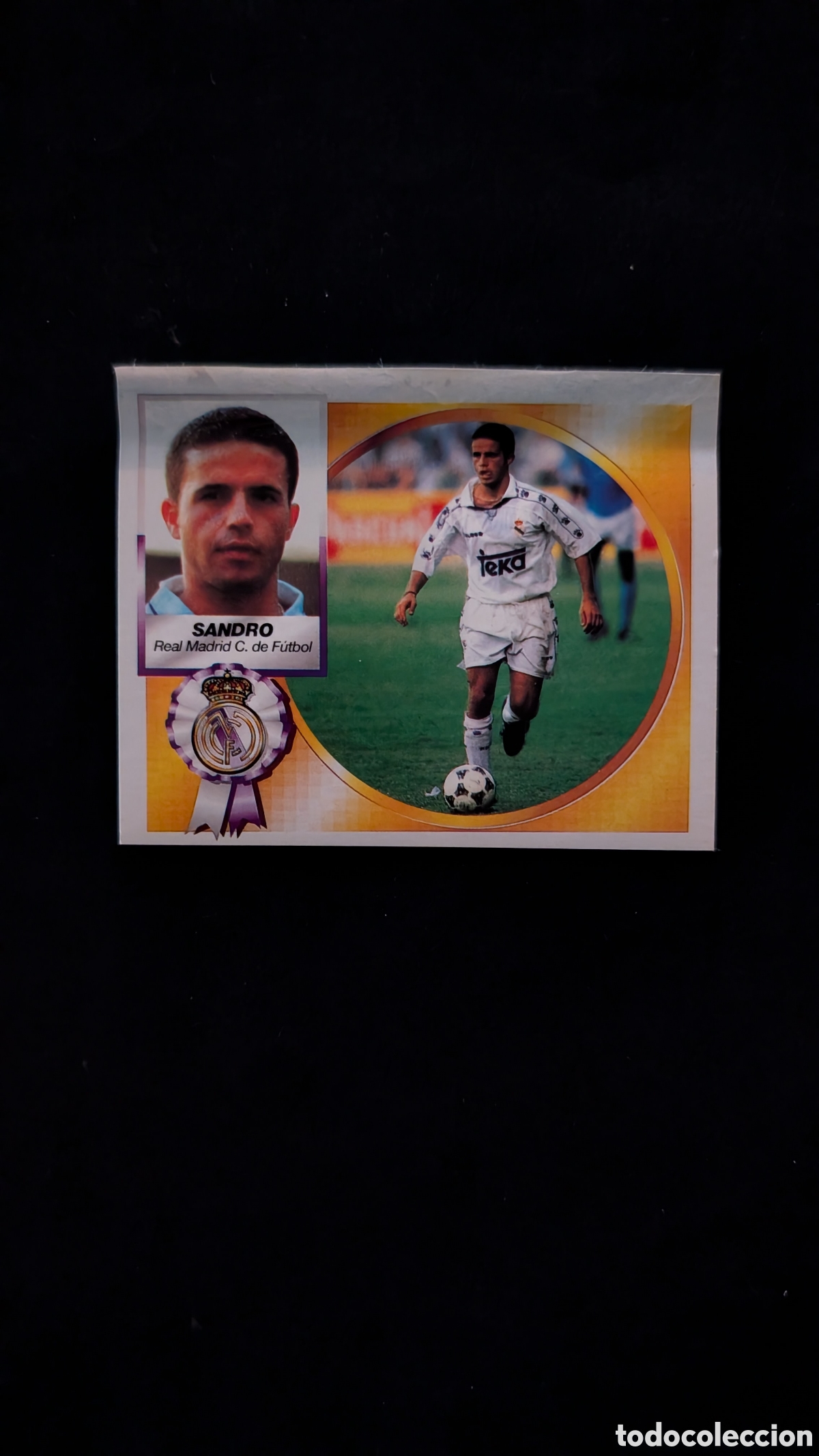 Cromos de f&uacute;tbol: SANDRO REAL MADRID COLOCA LIGA ESTE 1994/94 94 95 VENTANILLA