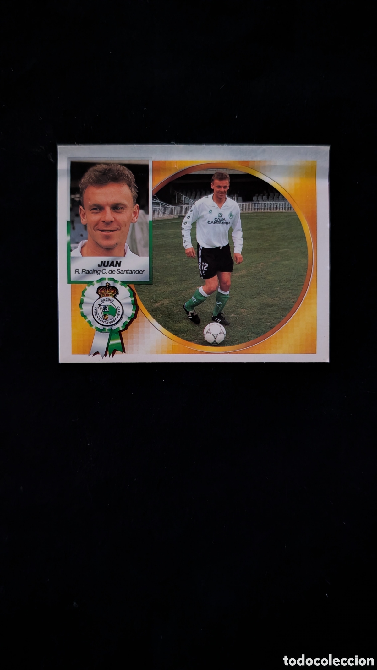 Cromos de f&uacute;tbol: JUAN RACING SANTANDER COLOCA LIGA ESTE 1994/94 94 95 VENTANILLA