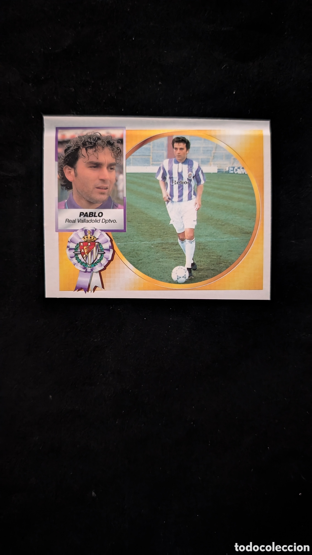 Cromos de f&uacute;tbol: PABLO VALLADOLID VERSION COLOCA LIGA ESTE 1994/94 94 95 VENTANILLA