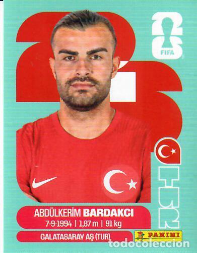 Cromos de f&uacute;tbol: CROMO PANINI MUNDIAL WORLD CUP 2026 - TUR5 TUR 5 - BARDAKCI - TURQU&Iacute;A