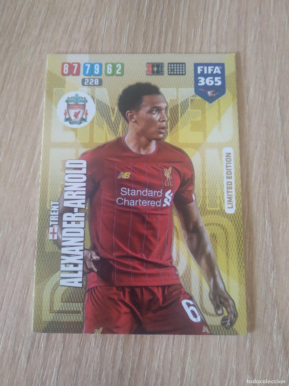 Cromos de f&uacute;tbol: TRENT ALEXANDER-ARNOLD EDICION LIMITADA CROMO FUTBOL FIFA 365 19-20 ADRENALYN PANINI 2019-2020