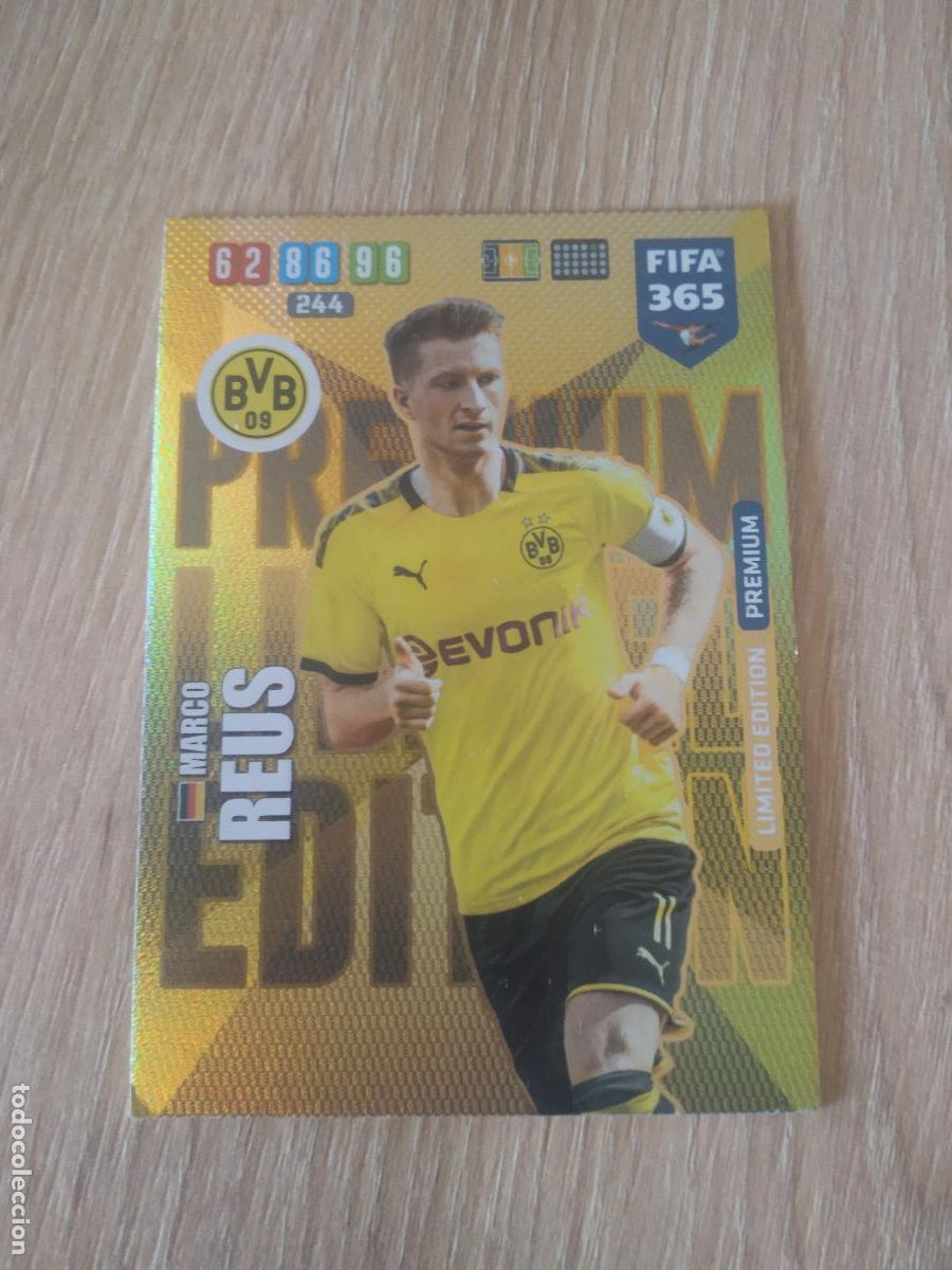 Cromos de f&uacute;tbol: MARCO REUS BORUSSIA DORTMUND EDICION LIMITADA CROMO FUTBOL FIFA 365 19-20 ADRENALYN PANINI 2019-2020