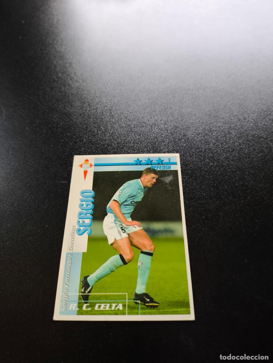Cromos de f&uacute;tbol: Sergio CELTA DE VIGO FUTBOL MATCH TOTAL LIGA 2002 2003 02 03 NO PANINI ESTE ADRENALYN