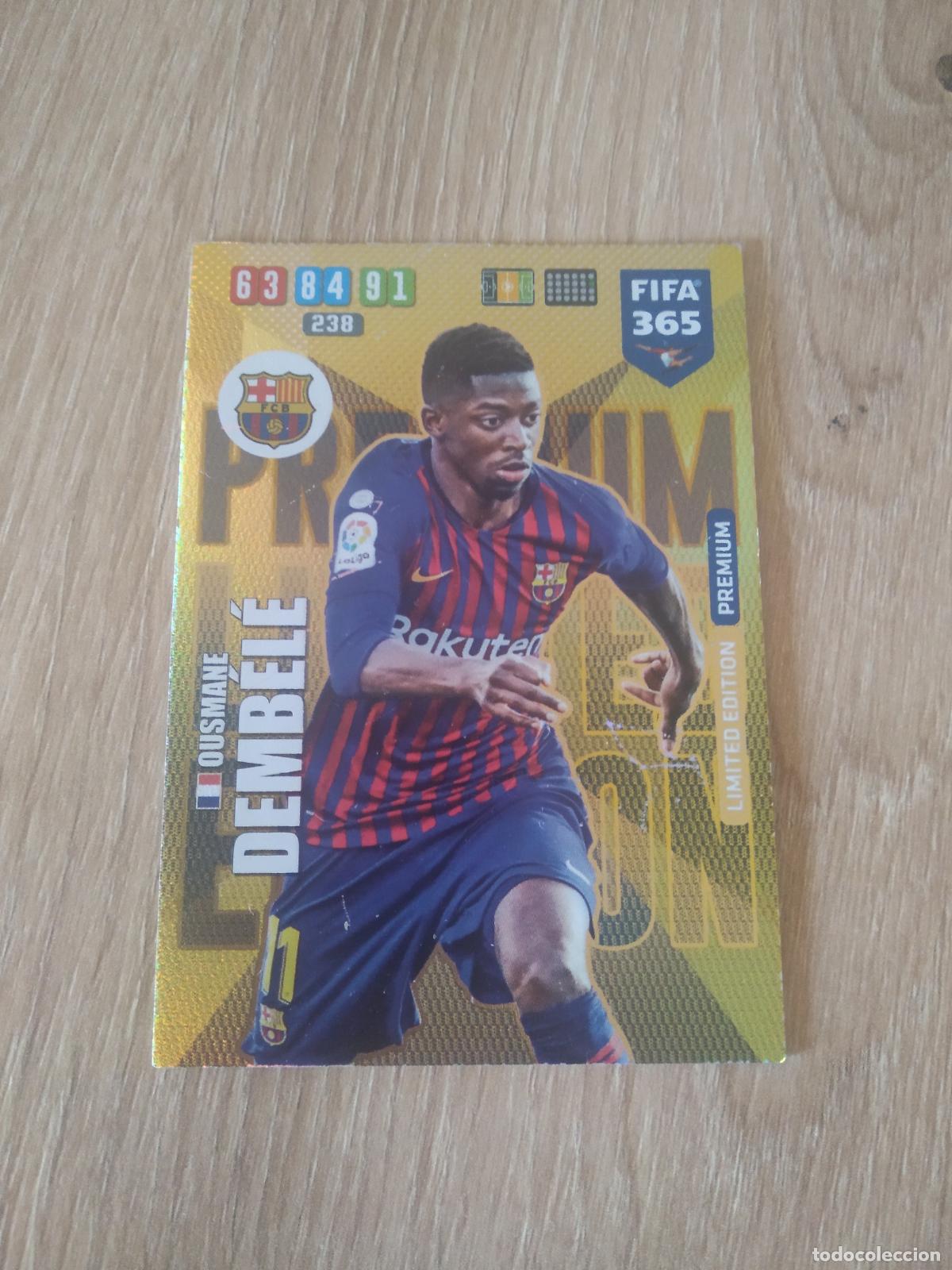 Cromos de f&uacute;tbol: DEMBELE BARCELONA BAR&Ccedil;A EDICION LIMITADA CROMO FUTBOL FIFA 365 19-20 ADRENALYN PANINI 2019-2020