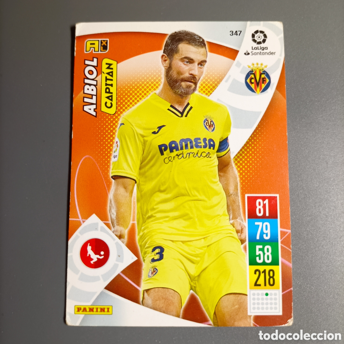 Cromos de f&uacute;tbol: ADRENALYN. LIGA 2021-2022 (VILLARREAL) №347 ALBIOL