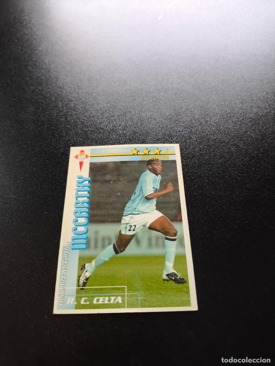 Cromos de f&uacute;tbol: Benni McCarthy CELTA DE VIGO FUTBOL MATCH TOTAL LIGA 2002 2003 02 03 NO PANINI ESTE ADRENALYN