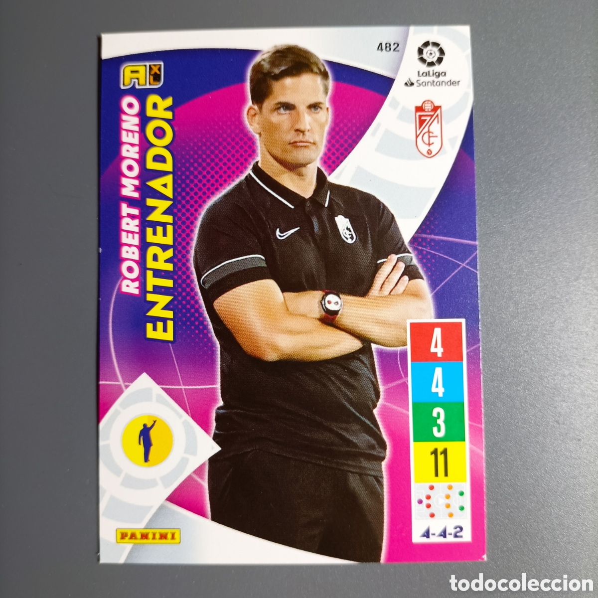 Cromos de f&uacute;tbol: ADRENALYN. LIGA 2021-2022 (GRANADA) №482 ROBERT MORENO