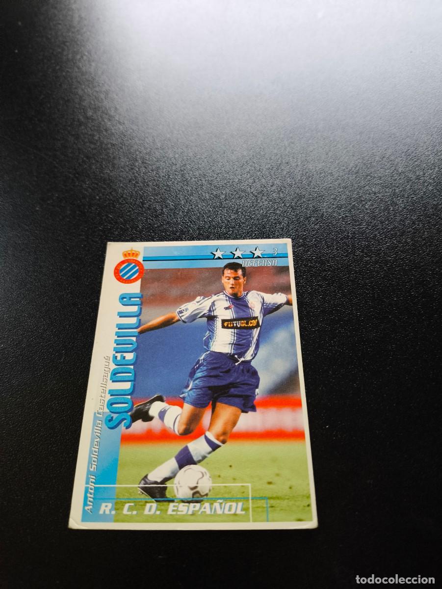 Cromos de f&uacute;tbol: Soldevilla ESPANYOL ESPA&Ntilde;OL FUTBOL MATCH TOTAL LIGA 2002 2003 02 03 NO PANINI ESTE ADRENALYN