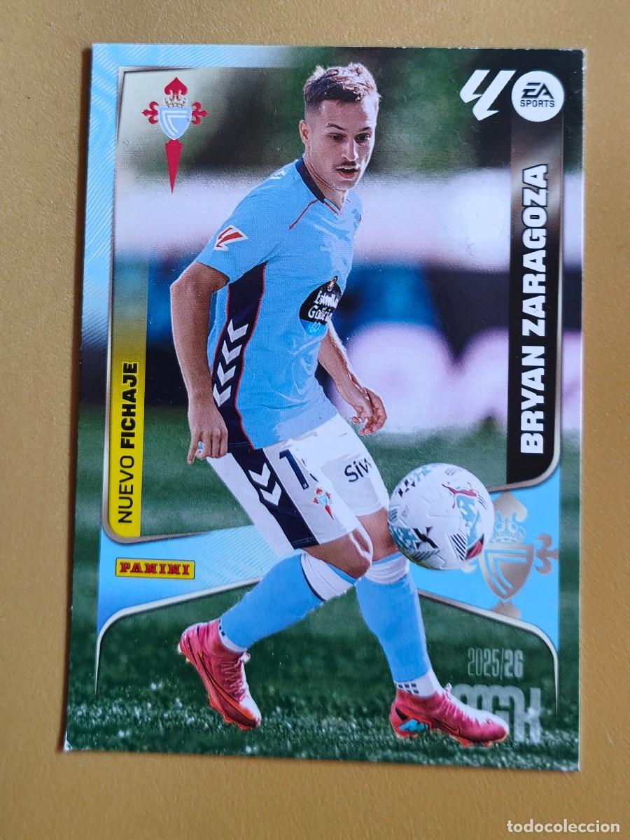 Cromos de f&uacute;tbol: bryan zaragoza, 2025 26 nuevo fichaje