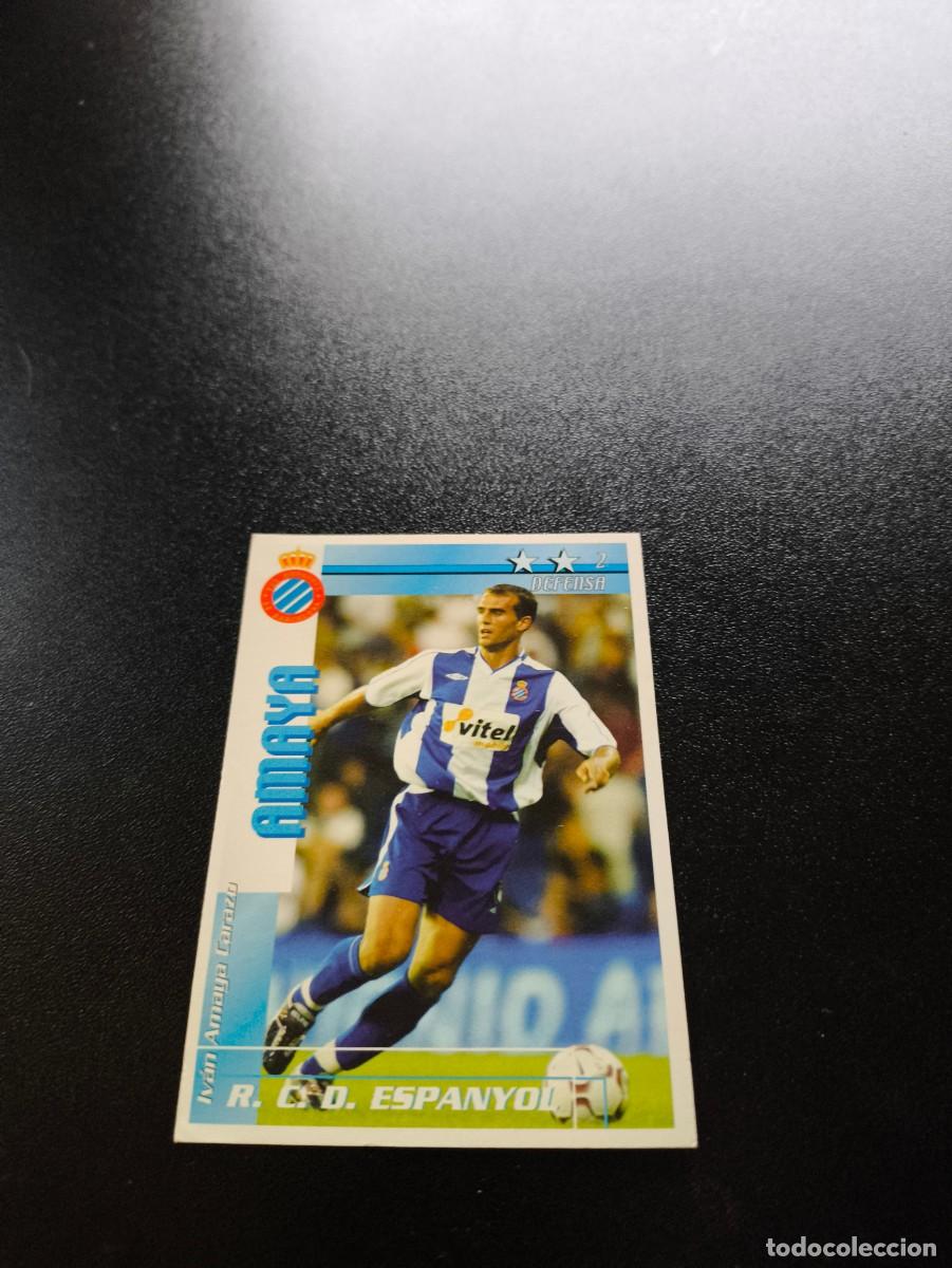 Cromos de f&uacute;tbol: Amaya ESPANYOL ESPA&Ntilde;OL FUTBOL MATCH TOTAL LIGA 2002 2003 02 03 NO PANINI ESTE ADRENALYN