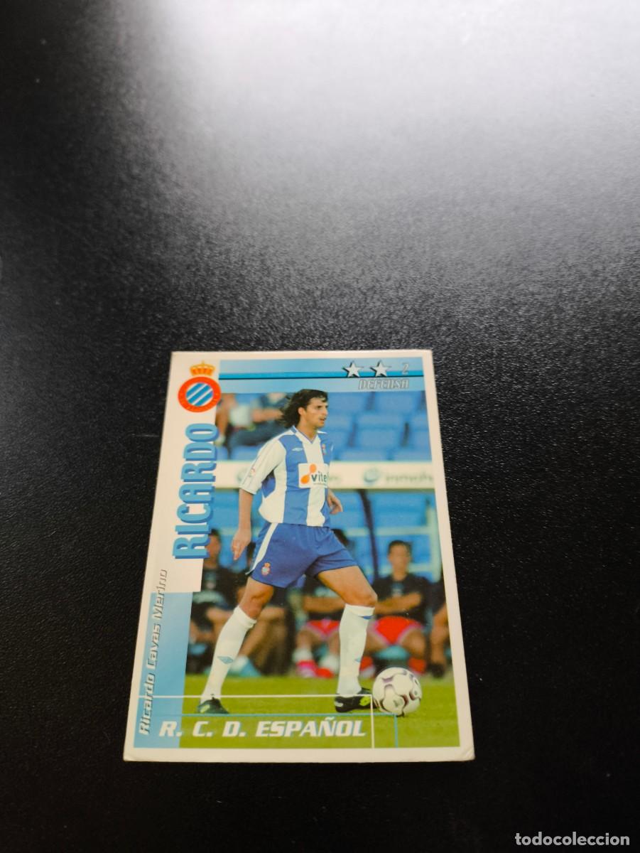 Cromos de f&uacute;tbol: Ricardo ESPANYOL ESPA&Ntilde;OL FUTBOL MATCH TOTAL LIGA 2002 2003 02 03 NO PANINI ESTE ADRENALYN