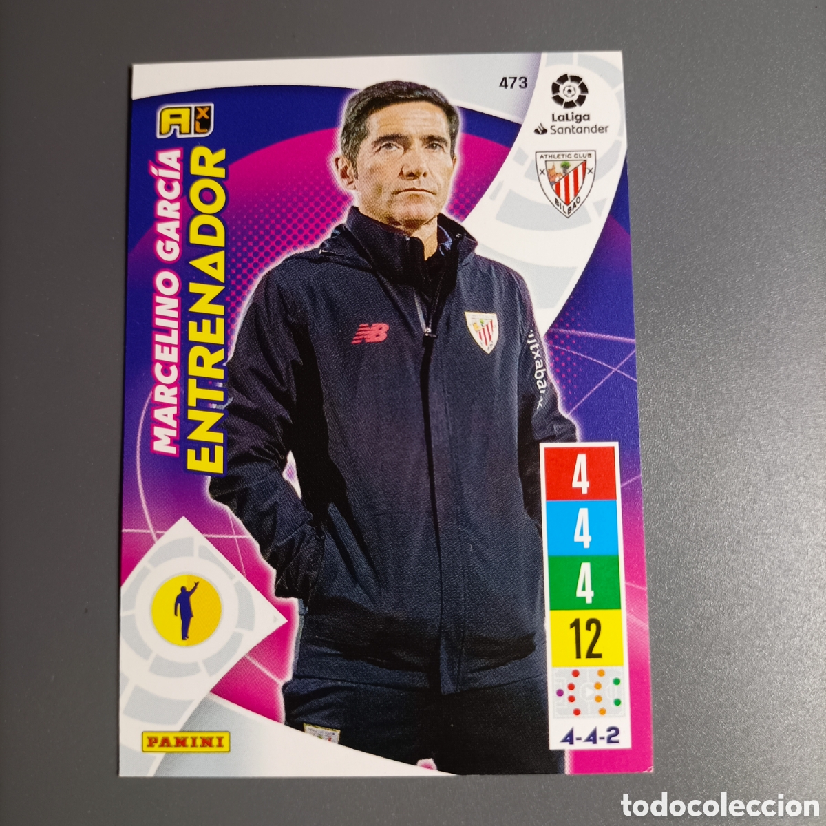 Cromos de f&uacute;tbol: ADRENALYN. LIGA 2021-2022 (ATHLETIC) №473 MARCELINO GARC&Iacute;A