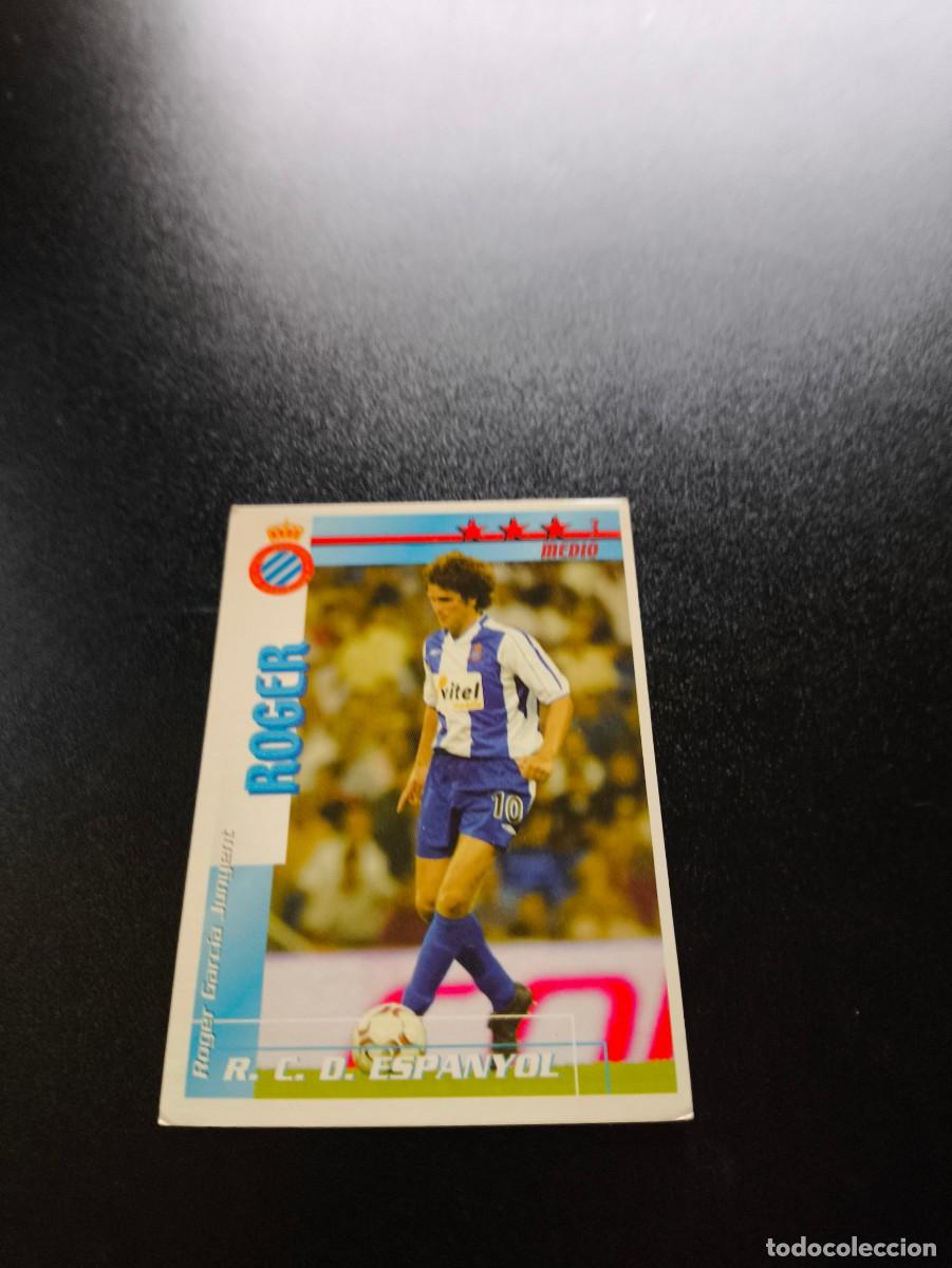 Cromos de f&uacute;tbol: Roger ESPANYOL ESPA&Ntilde;OL FUTBOL MATCH TOTAL LIGA 2002 2003 02 03 NO PANINI ESTE ADRENALYN