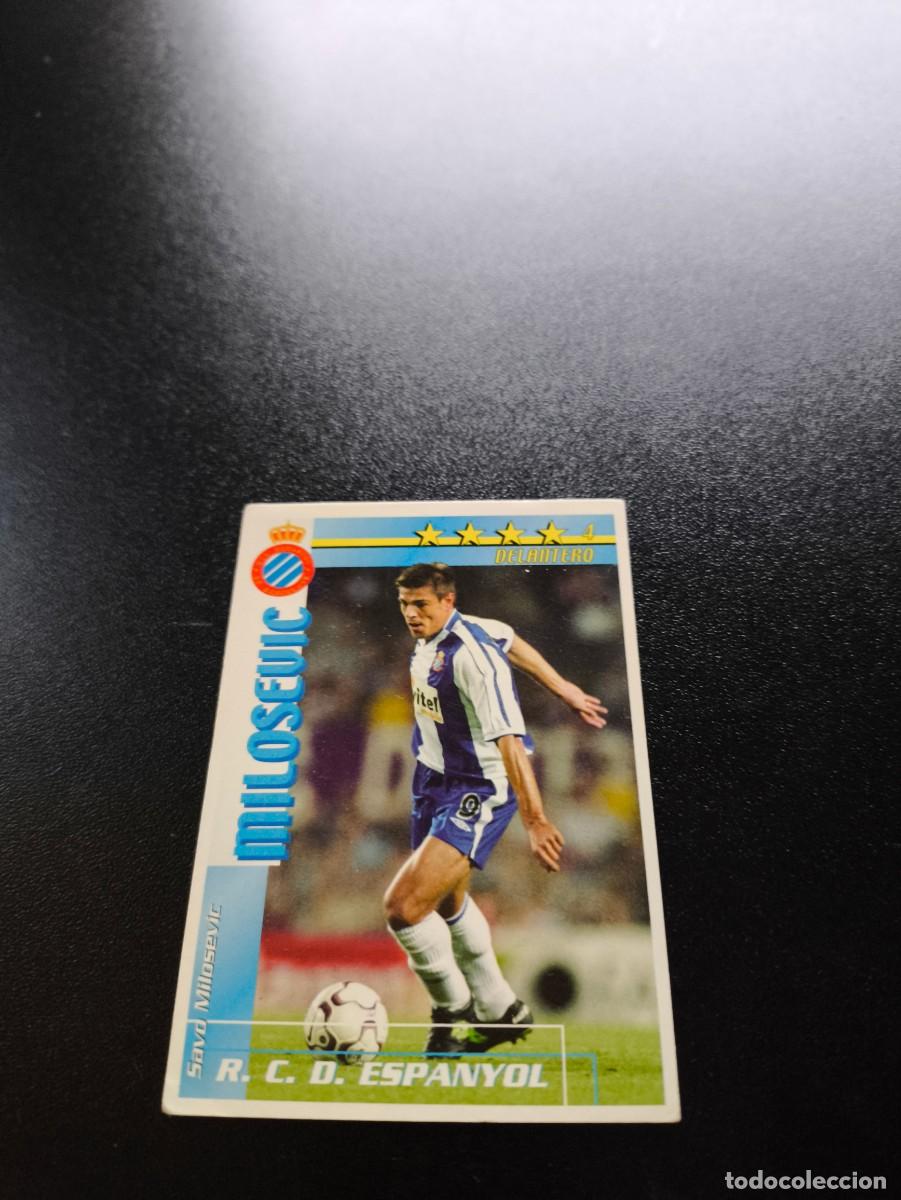 Cromos de f&uacute;tbol: Milosevic ESPANYOL ESPA&Ntilde;OL FUTBOL MATCH TOTAL LIGA 2002 2003 02 03 NO PANINI ESTE ADRENALYN