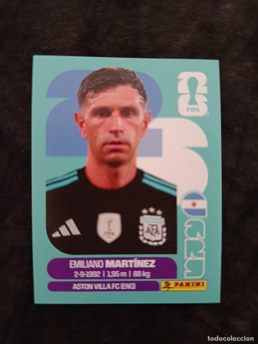 Cromos de f&uacute;tbol: FIFA WORLD CUP MUNDIAL 2026 PANINI. #ARG 2. EMILIANO MART&Iacute;NEZ. ARGENTINA.
