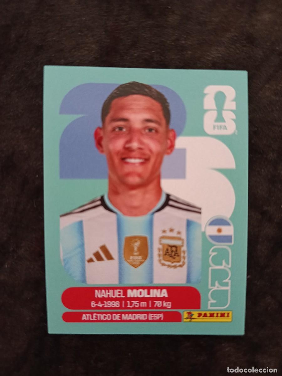 Cromos de f&uacute;tbol: FIFA WORLD CUP MUNDIAL 2026 PANINI. #ARG 3. NAHUEL MOLINA. ARGENTINA.