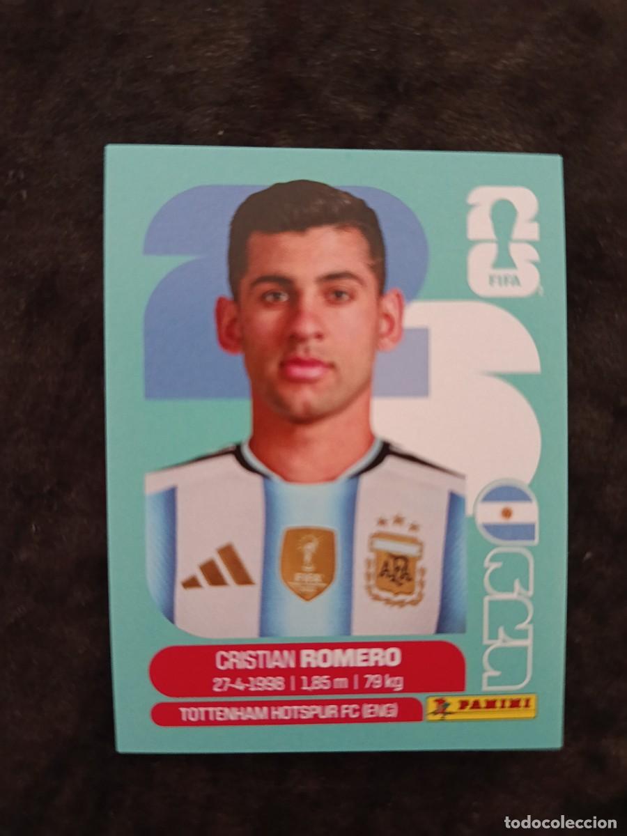 Football Stickers: FIFA WORLD CUP MUNDIAL 2026 PANINI. #ARG 4. CRISTIAN ROMERO. ARGENTINA.