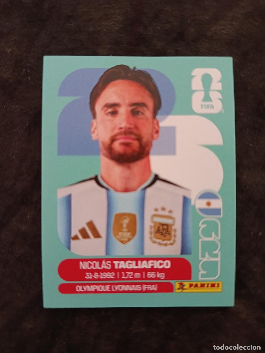 Football Stickers: FIFA WORLD CUP MUNDIAL 2026 PANINI. #ARG 6. NICOL&Aacute;S TAGLIAFICO. ARGENTINA.