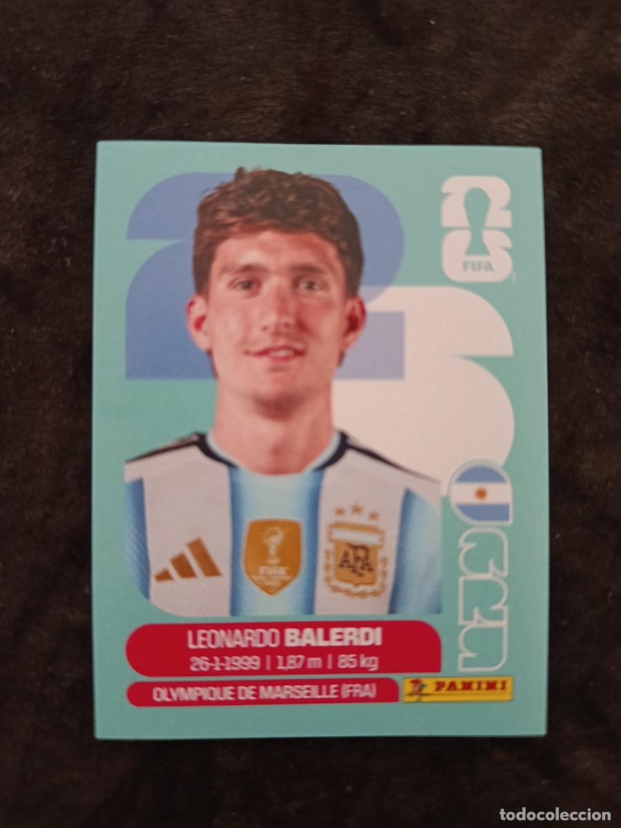 Football Stickers: FIFA WORLD CUP MUNDIAL 2026 PANINI. #ARG 7. LEONARDO BALERDI. ARGENTINA.