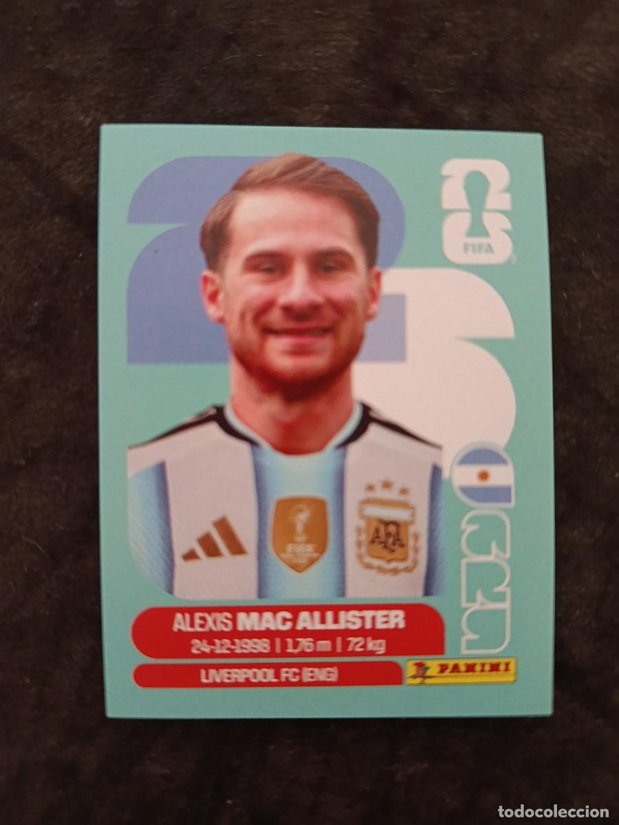 Cromos de f&uacute;tbol: FIFA WORLD CUP MUNDIAL 2026 PANINI. #ARG 9. ALEXIS MAC ALLISTER. ARGENTINA.