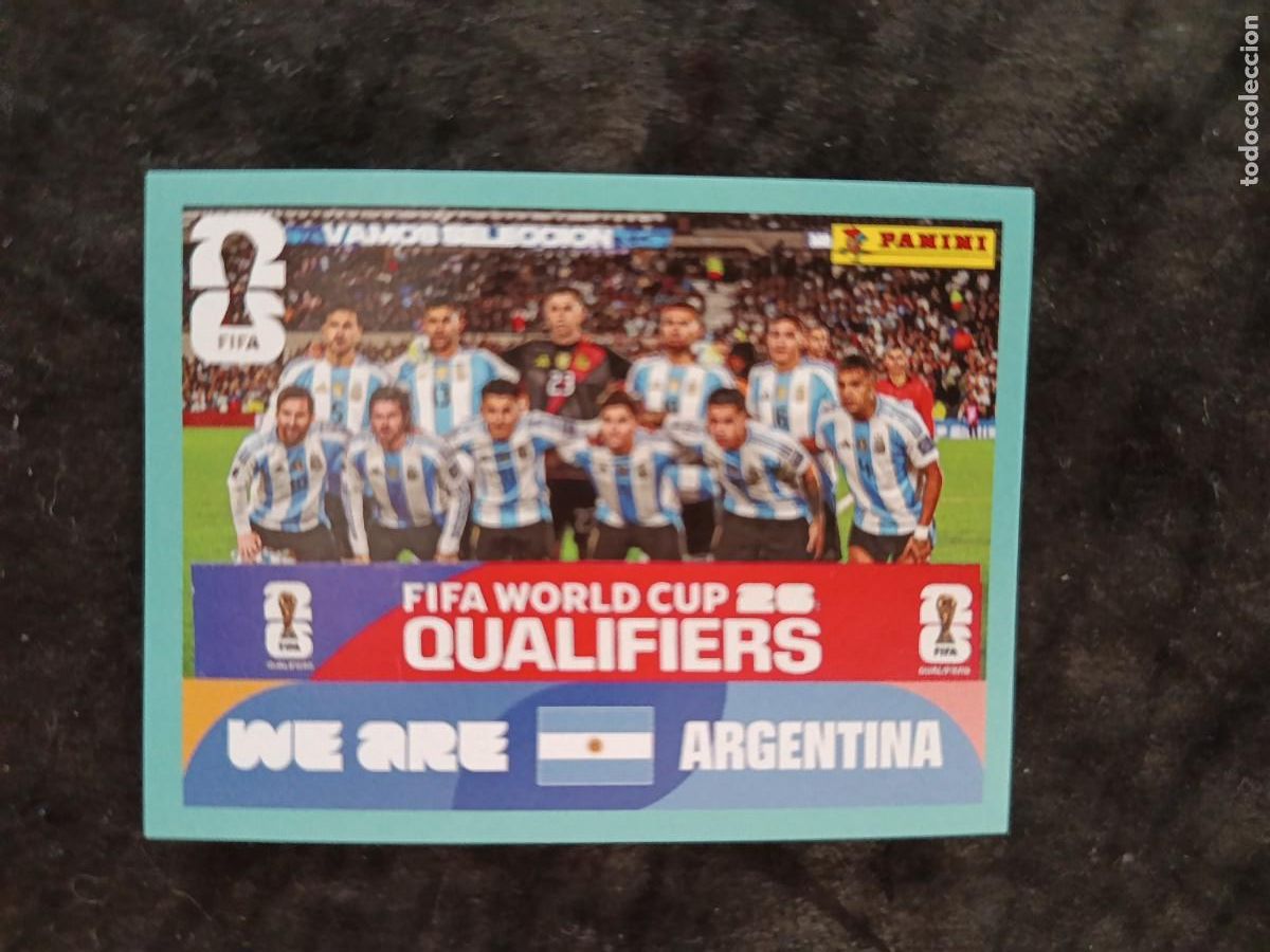 Cromos de f&uacute;tbol: FIFA WORLD CUP MUNDIAL 2026 PANINI. #ARG 13. SELECCI&Oacute;N NACIONAL ARGENTINA.