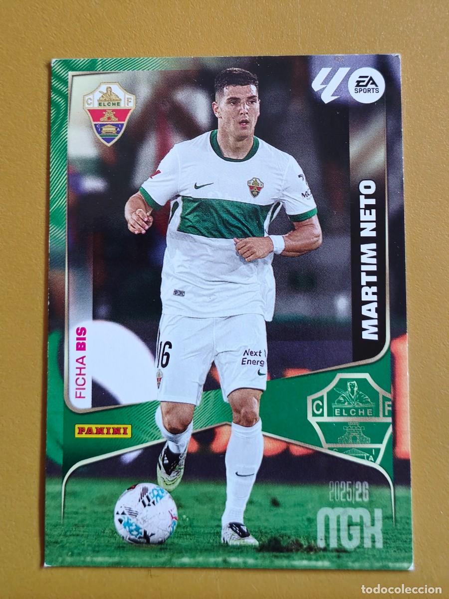 Cromos de f&uacute;tbol: martim neto, 2025 26 ficha bis
