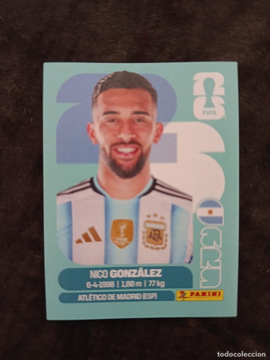 Fu&szlig;ball-Sticker: FIFA WORLD CUP MUNDIAL 2026 PANINI. #ARG 16. NICO GONZALEZ. ARGENTINA.
