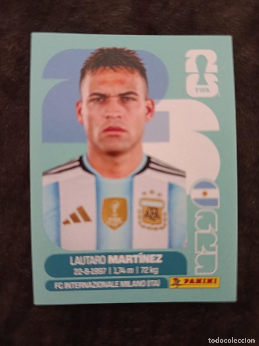 Cromos de f&uacute;tbol: FIFA WORLD CUP MUNDIAL 2026 PANINI. #ARG 18. LAUTARO MART&Iacute;NEZ. ARGENTINA.