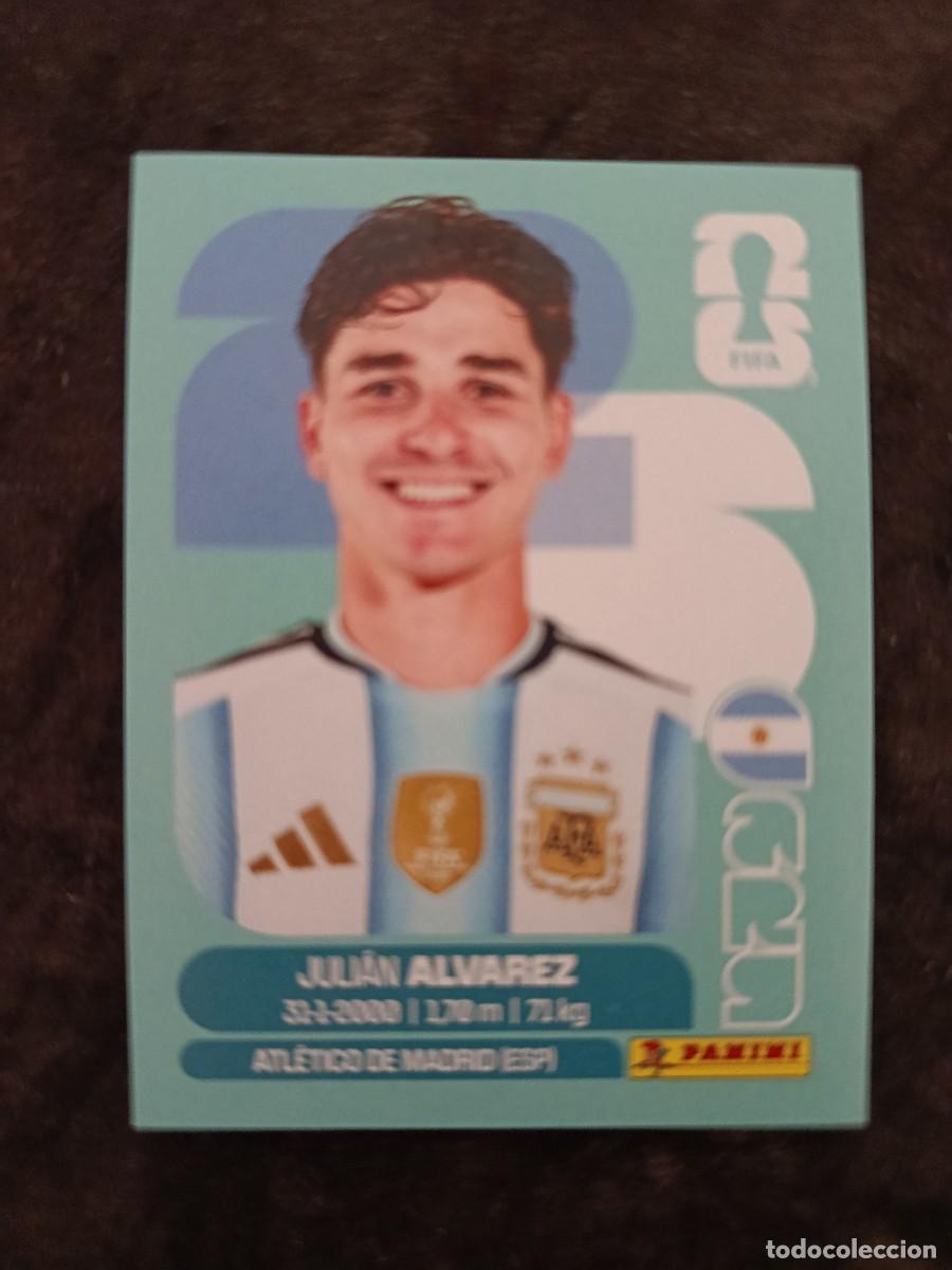 Cromos de f&uacute;tbol: FIFA WORLD CUP MUNDIAL 2026 PANINI. #ARG 19. JULIAN &Aacute;LVAREZ. ARGENTINA.
