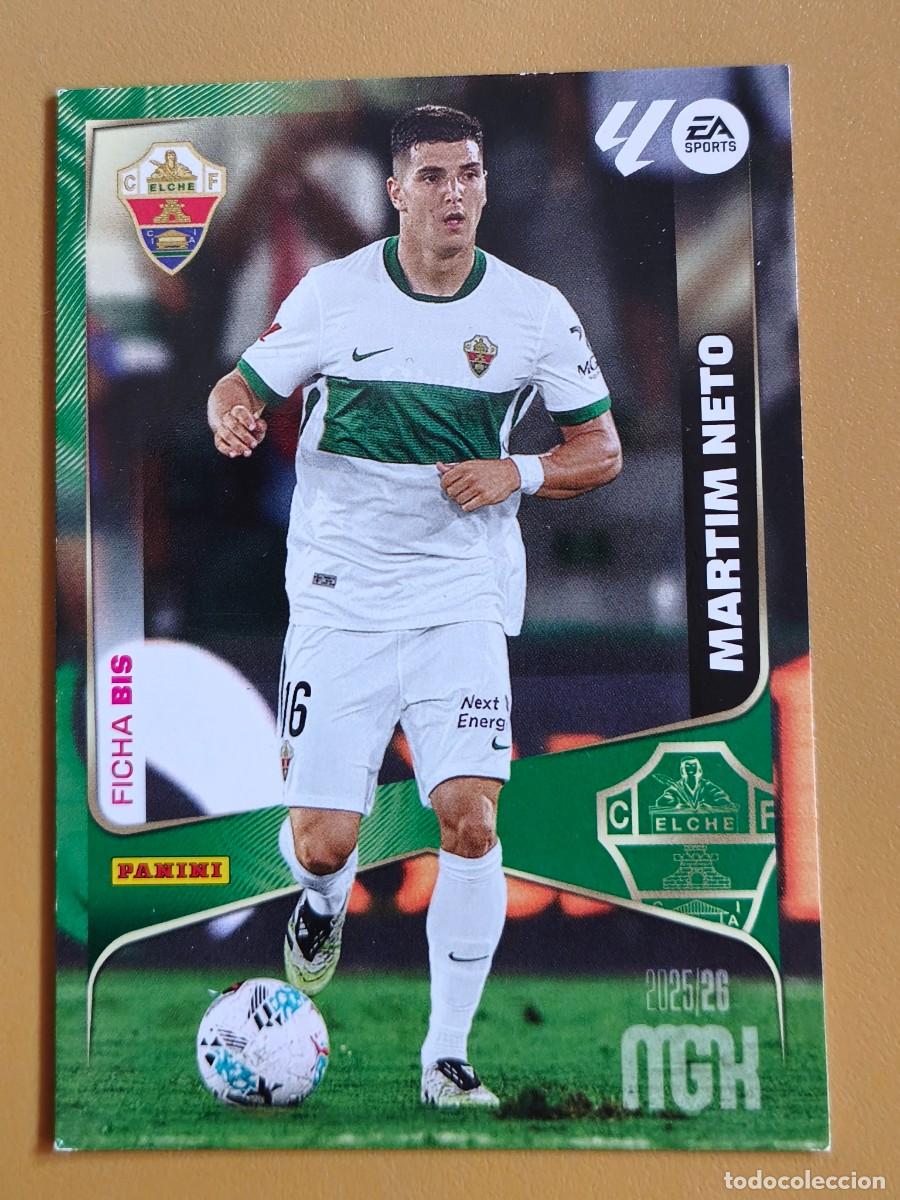 Cromos de f&uacute;tbol: martim neto, 2025 26 ficha bis