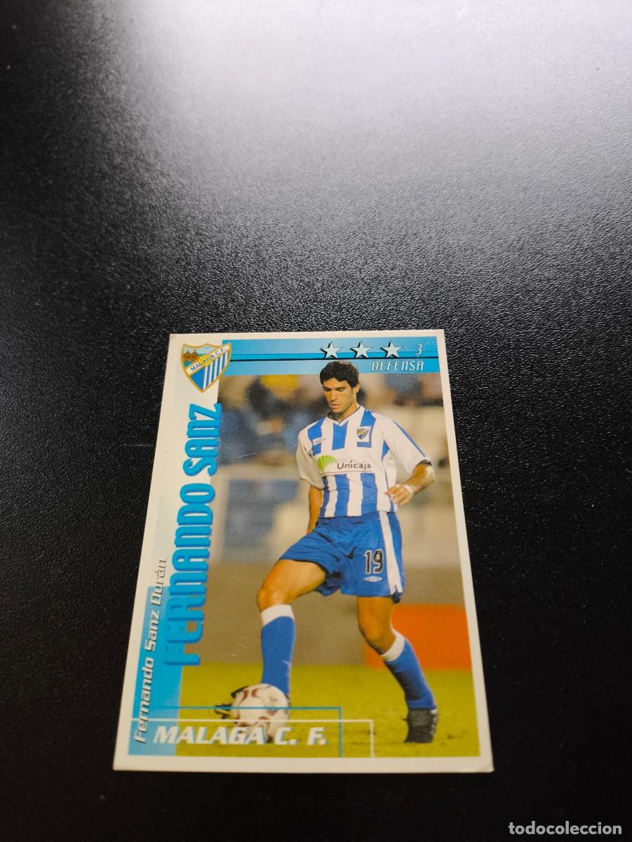 Cromos de f&uacute;tbol: Fernando Sanz MALAGA FUTBOL MATCH TOTAL LIGA 2002 2003 02 03 NO PANINI ESTE ADRENALYN
