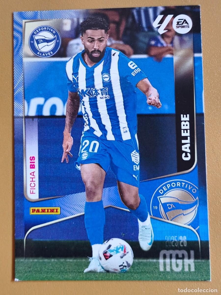 Cromos de f&uacute;tbol: calebe, 2025 26 ficha bis