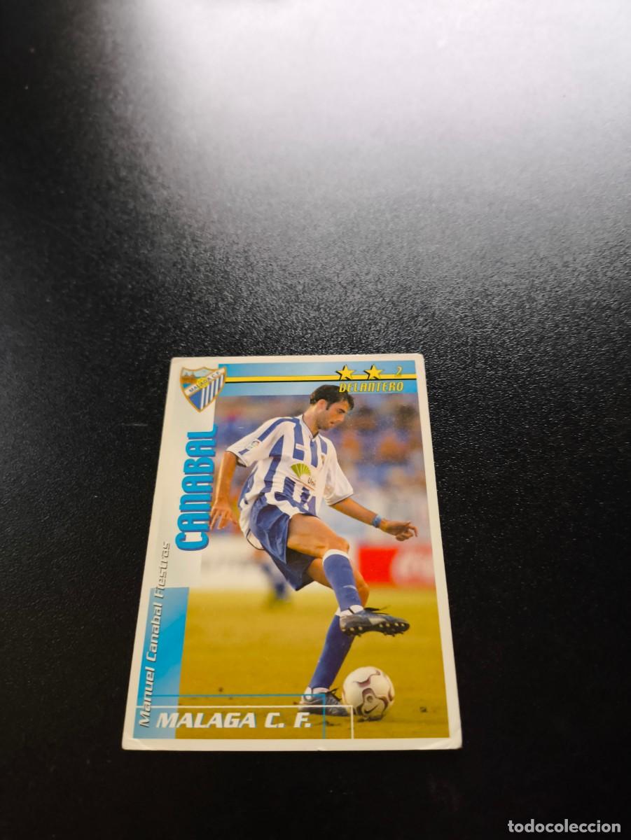 Cromos de f&uacute;tbol: Canabal MALAGA FUTBOL MATCH TOTAL LIGA 2002 2003 02 03 NO PANINI ESTE ADRENALYN