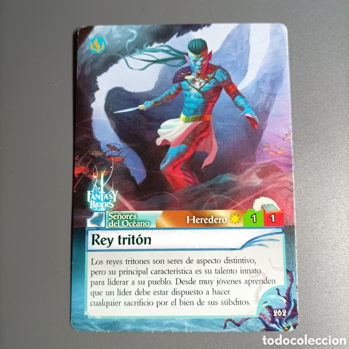 Cromos de f&uacute;tbol: CARTA COLECCI&Oacute;N. FANTASY RIDERS 2018. №262 REY TRIT&Oacute;N