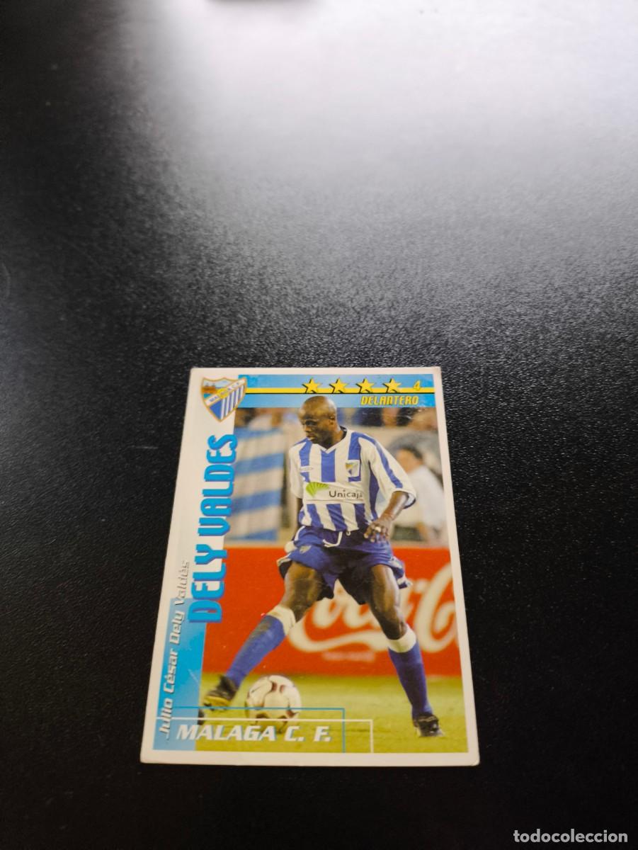 Cromos de f&uacute;tbol: Dely Vald&eacute;s MALAGA FUTBOL MATCH TOTAL LIGA 2002 2003 02 03 NO PANINI ESTE ADRENALYN