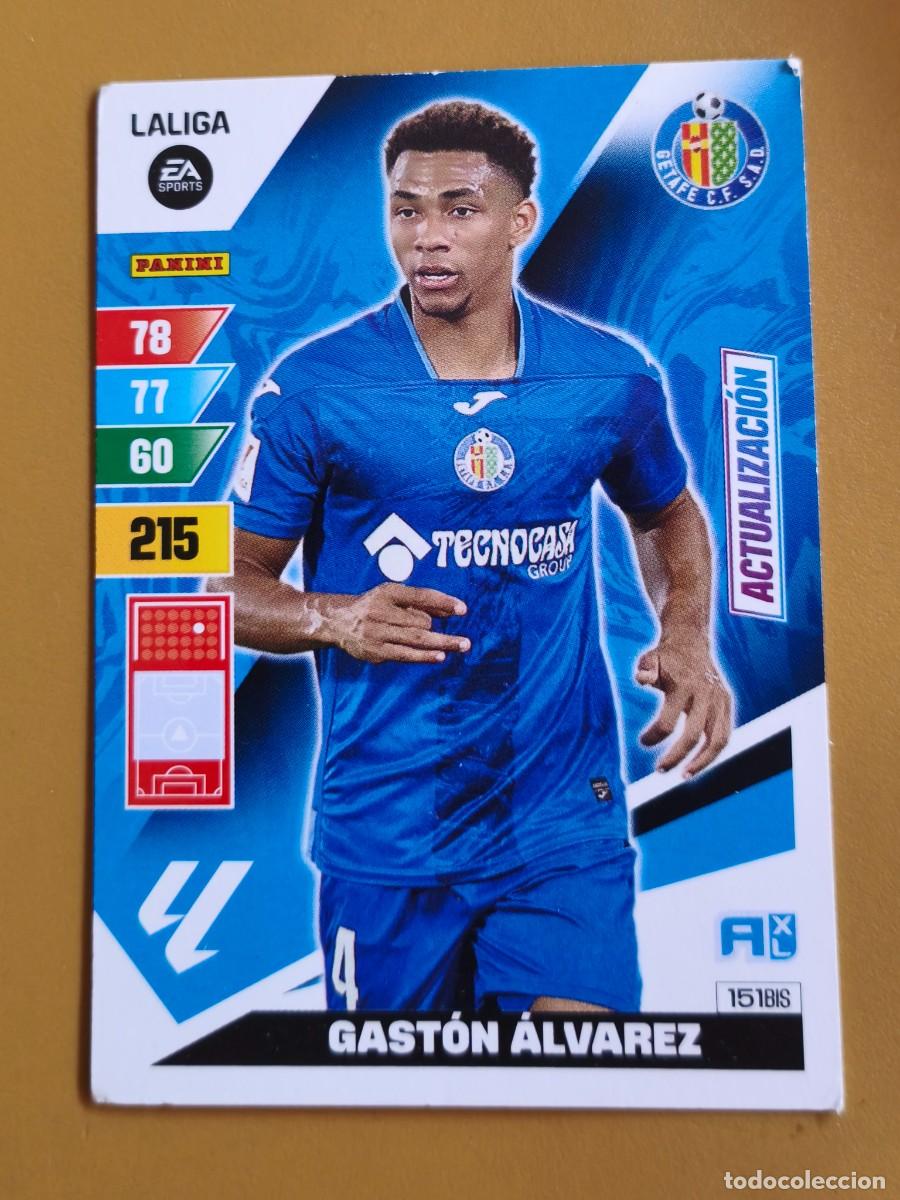 Cromos de f&uacute;tbol: gaston alvarez, 2023 24 actualizacion