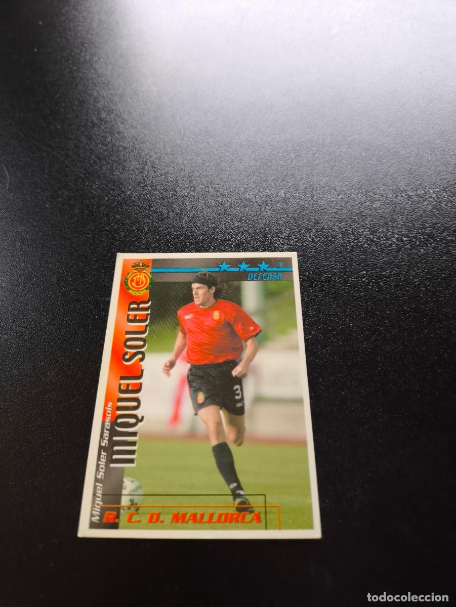 Cromos de f&uacute;tbol: Miquel Soler MALLORCA FUTBOL MATCH TOTAL LIGA 2002 2003 02 03 NO PANINI ESTE ADRENALYN