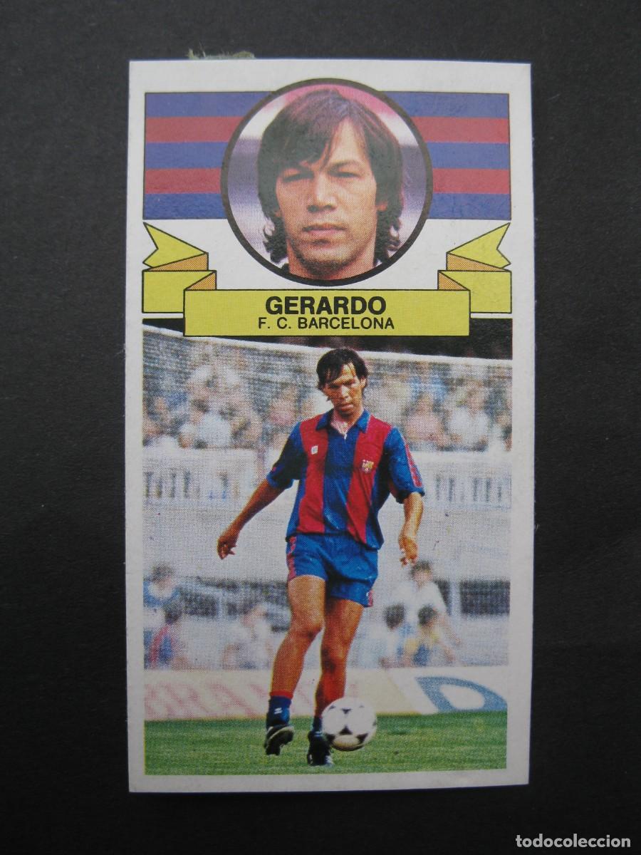 Cromos de f&uacute;tbol: GERARDO (F.C. BARCELONA) - CAMPEONATO DE LIGA 85/86 - EDICIONES ESTE.