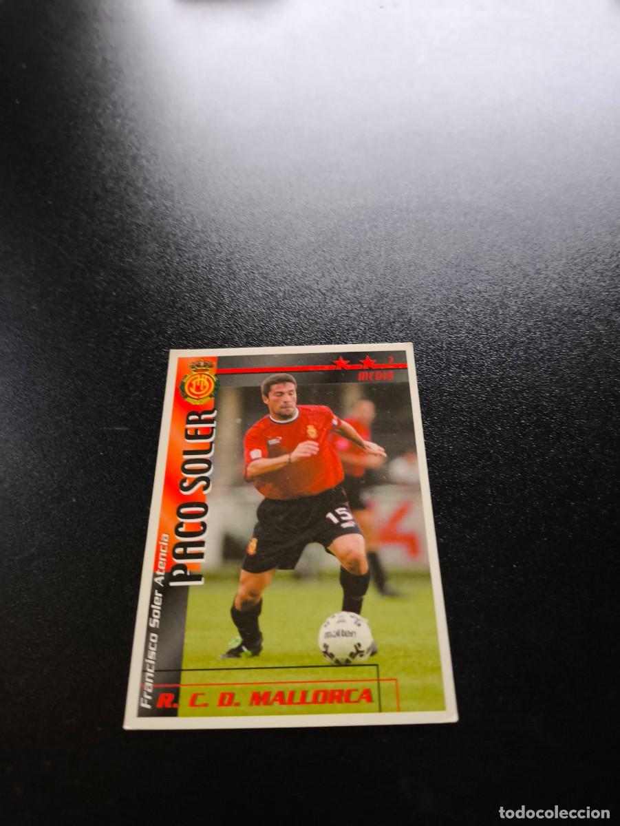 Cromos de f&uacute;tbol: Paco Soler MALLORCA FUTBOL MATCH TOTAL LIGA 2002 2003 02 03 NO PANINI ESTE ADRENALYN